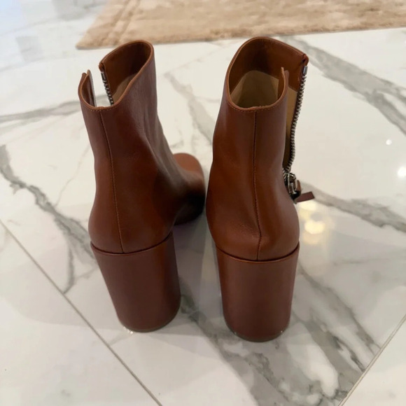 Christian Louboutin Ziptotal 85  Ankle Boots Cuoio - Picture 3 of 8